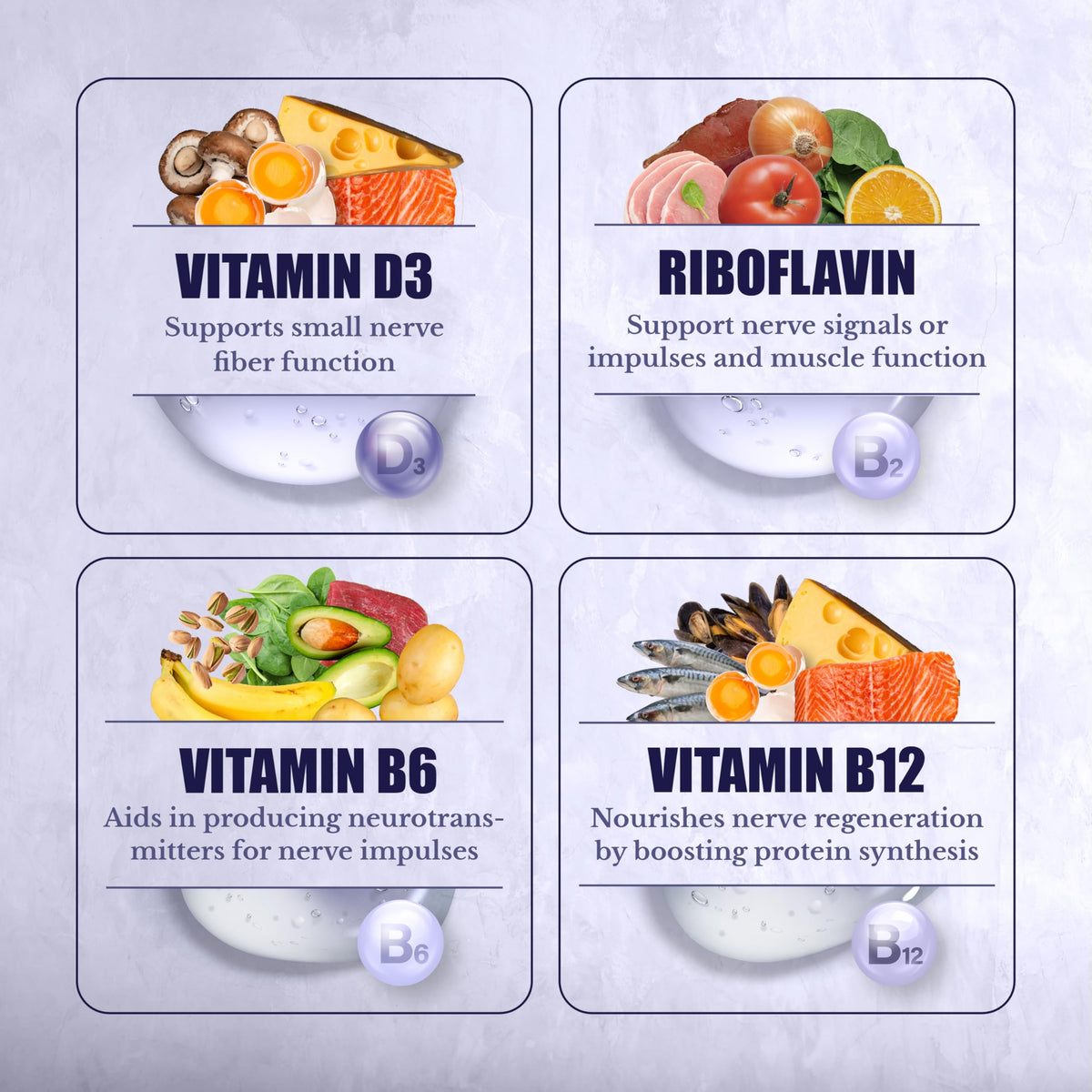 N-Balance 8 compléments alimentaires avec herbes sur fond naturel