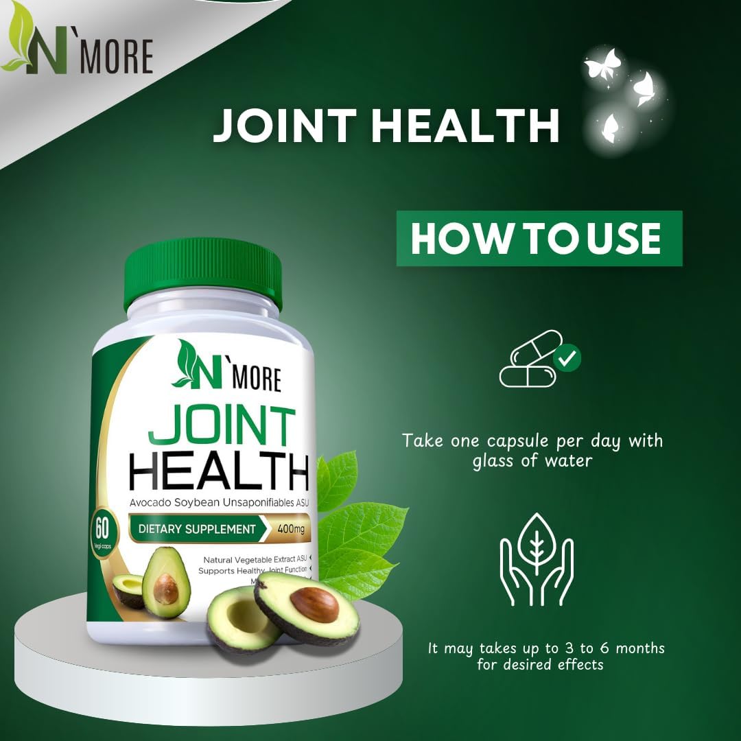 N'More Complément Alimentaire Avocat Soja 400 mg - prise avec de l'eau