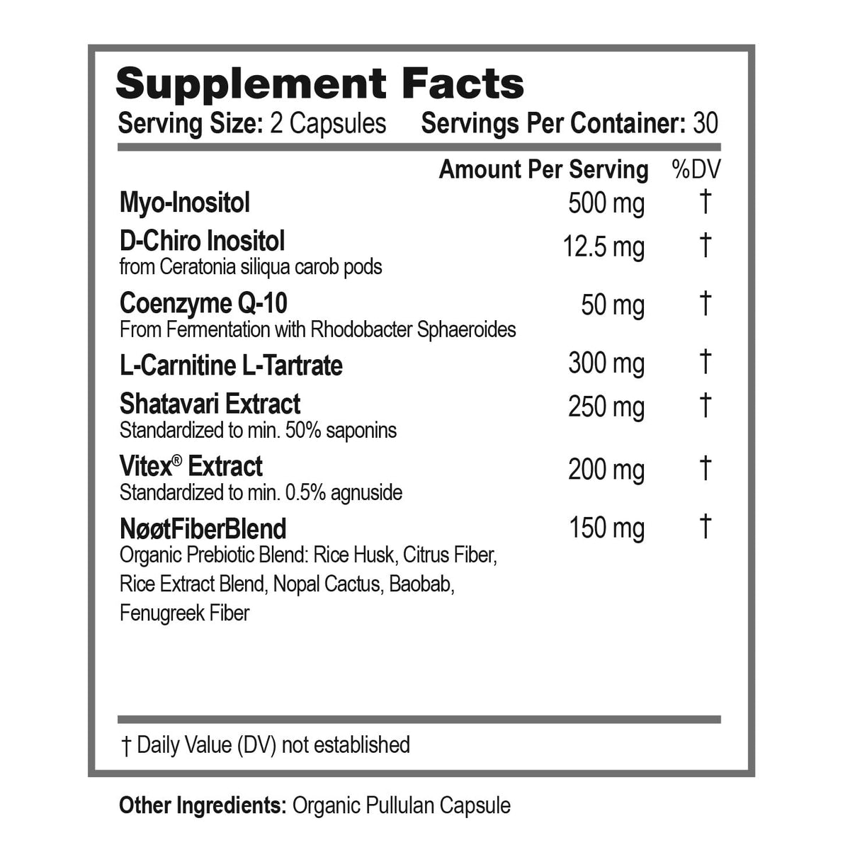 NØØT Complément Alimentaire Femme Fertilité avec Myo-Inositol
