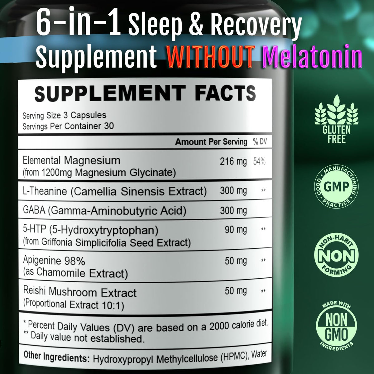 NACLEA Complément Alimentaire Sommeil 1990MG emballage arrière