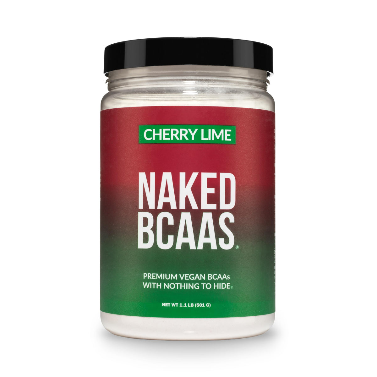 NAKED BCAA Poudre Cherry Lime 501g vue de face