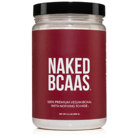 NAKED BCAAs 500g vue de l'avant avec étiquette claire