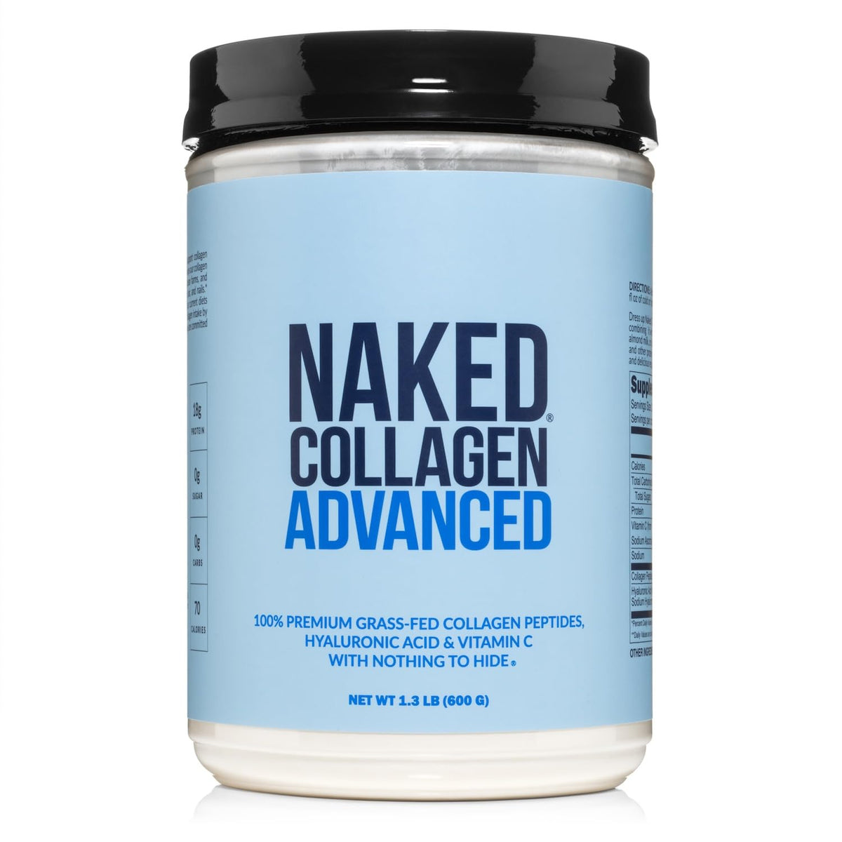NAKED Collagen Advanced poudre de collagène 748g vue avant