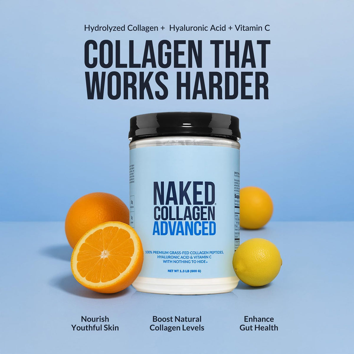 NAKED Collagen Avancé Chocolat 780g - vue arrière