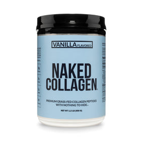NAKED Collagen Poudre Vanille 699g vue avant avec emballage