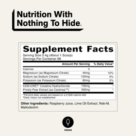 NAKED Créatine HCl Lean Poudre 281g en utilisation