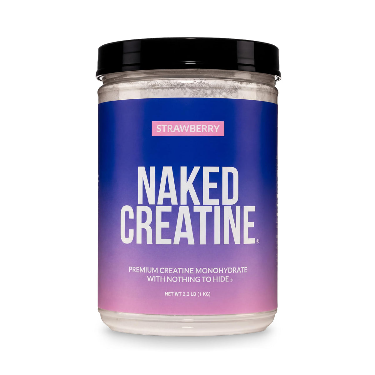 NAKED Creatine Monohydrate à la fraise vue de face