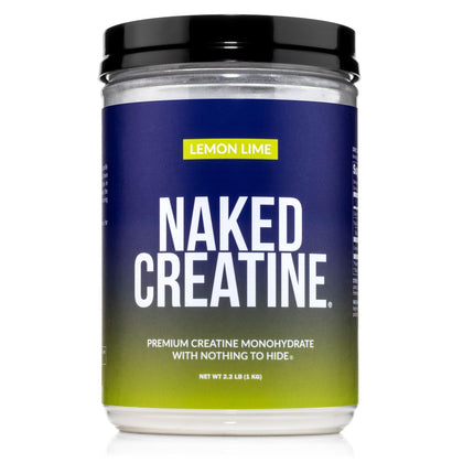 NAKED Creatine Monohydrate Citron Lime 1000 g vue de face