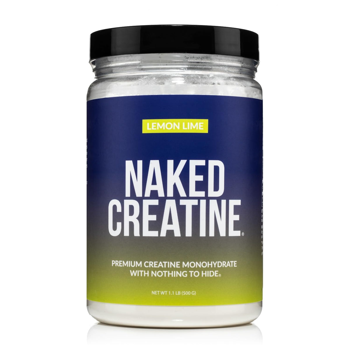 NAKED Créatine Monohydrate Citron Lime 500g vue de face