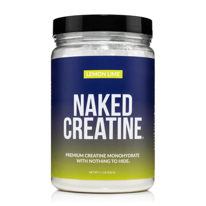 NAKED Créatine Monohydrate Citron Lime 500g vue de face