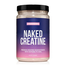 NAKED Créatine Monohydrate Saveur Fraise 581g vue de face