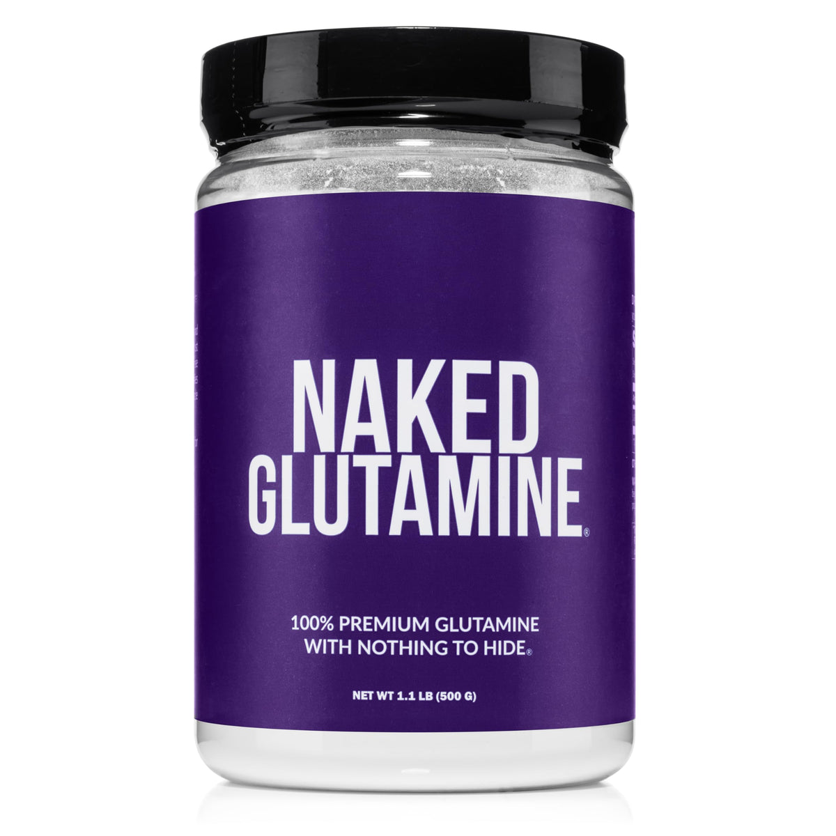 NAKED L-Glutamine 500g poudre vue avant