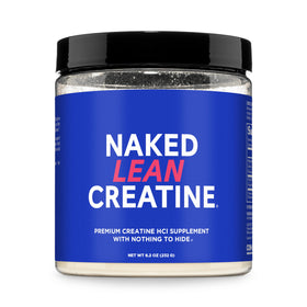 NAKED Lean Creatine HCl en poudre, vue de face