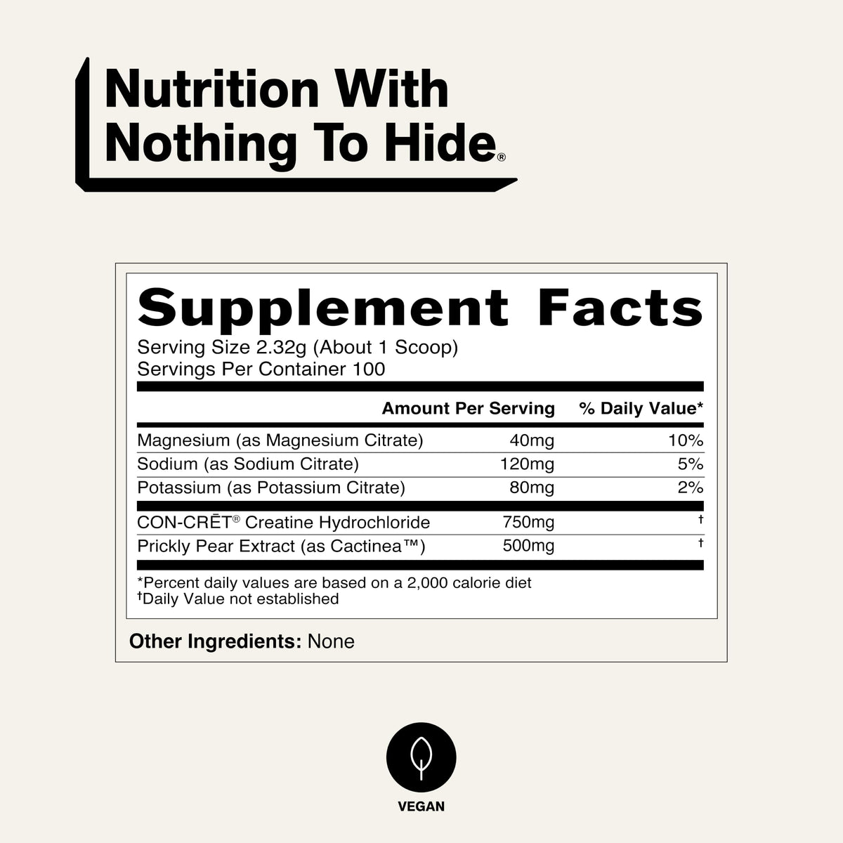 NAKED Lean Creatine HCl, mélange dans un shaker
