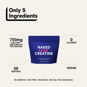 NAKED Lean Creatine HCl stick pack side view