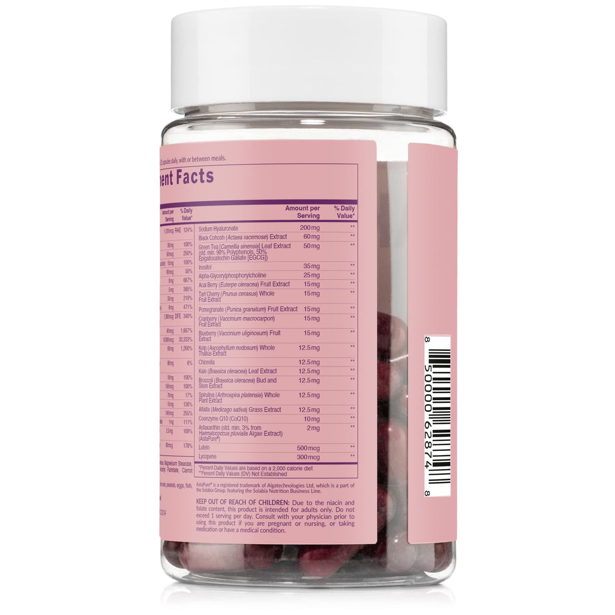 NAKED Multivitamines Femmes 60 Capsules - présentation