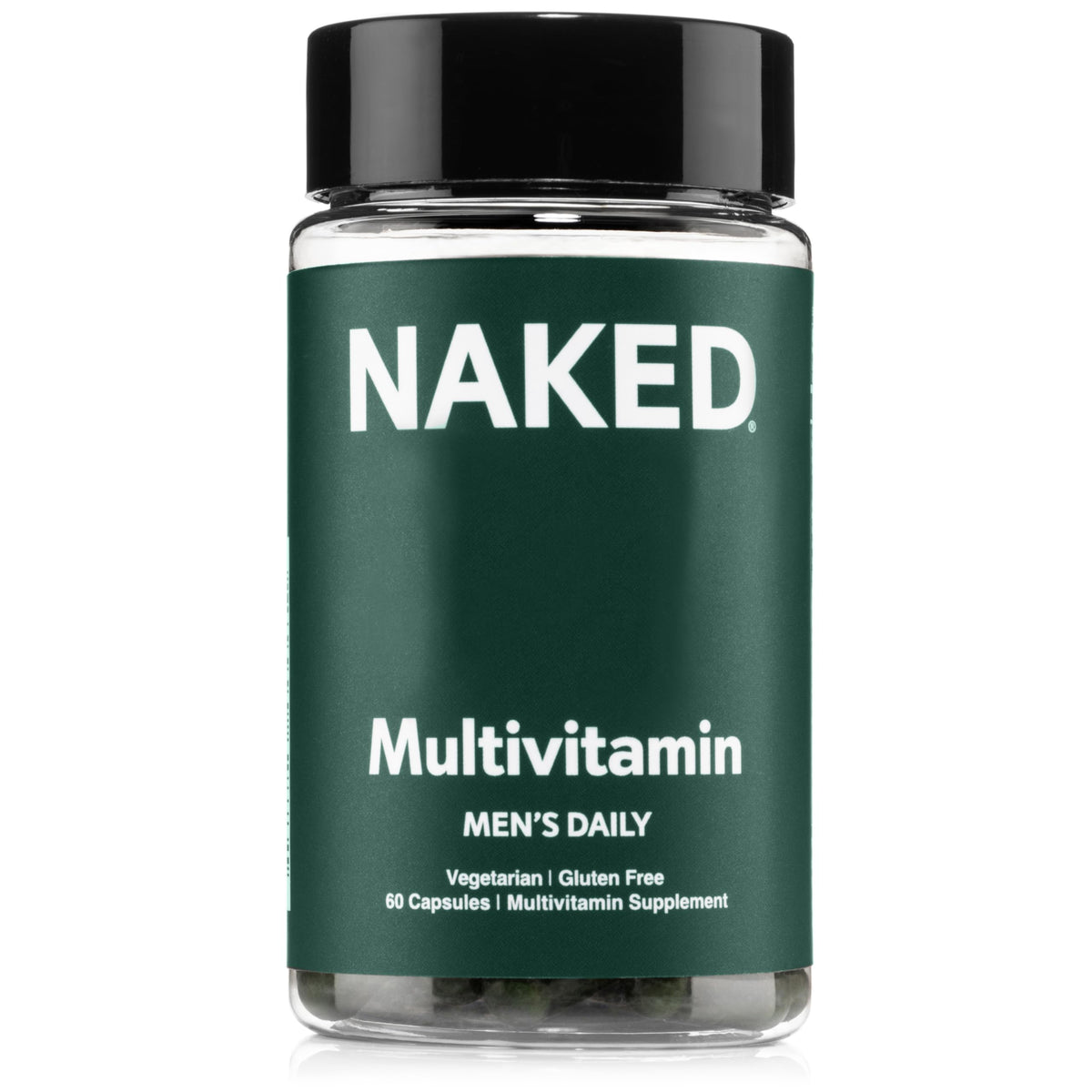 NAKED Multivitamines pour Hommes - 60 Capsules, vue avant