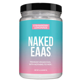 NAKED Poudre d'acides aminés EAAs à la limonade fraise 590g vue de face