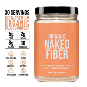 NAKED Poudre de Baobab Bio 381g sur une table de cuisine