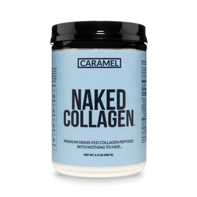 NAKED Poudre de Collagène Caramel 699g vue avant avec étiquette