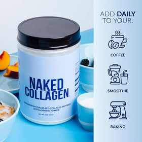 NAKED Poudre de Collagène Peptides 721g dans une boisson sportive