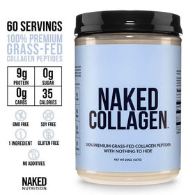 NAKED Poudre de Collagène Peptides 721g emballage