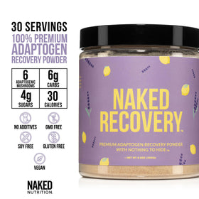NAKED use poudre de champignons adaptogènes vue arrière