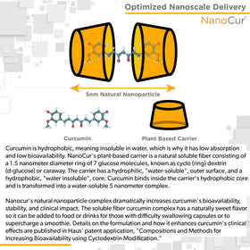 Nanocur Curcuma Nano-Carrier 190g packaging sur une table