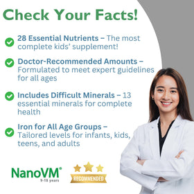 NanoVM Multivitamines en Poudre 275g en mode de préparation avec des aliments