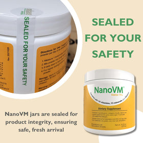 NanoVM Senior 71+ sur un fond de cuisine