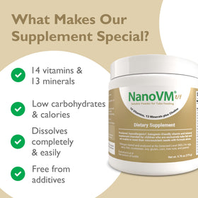 NanoVM t/f présentation du produit sur une table