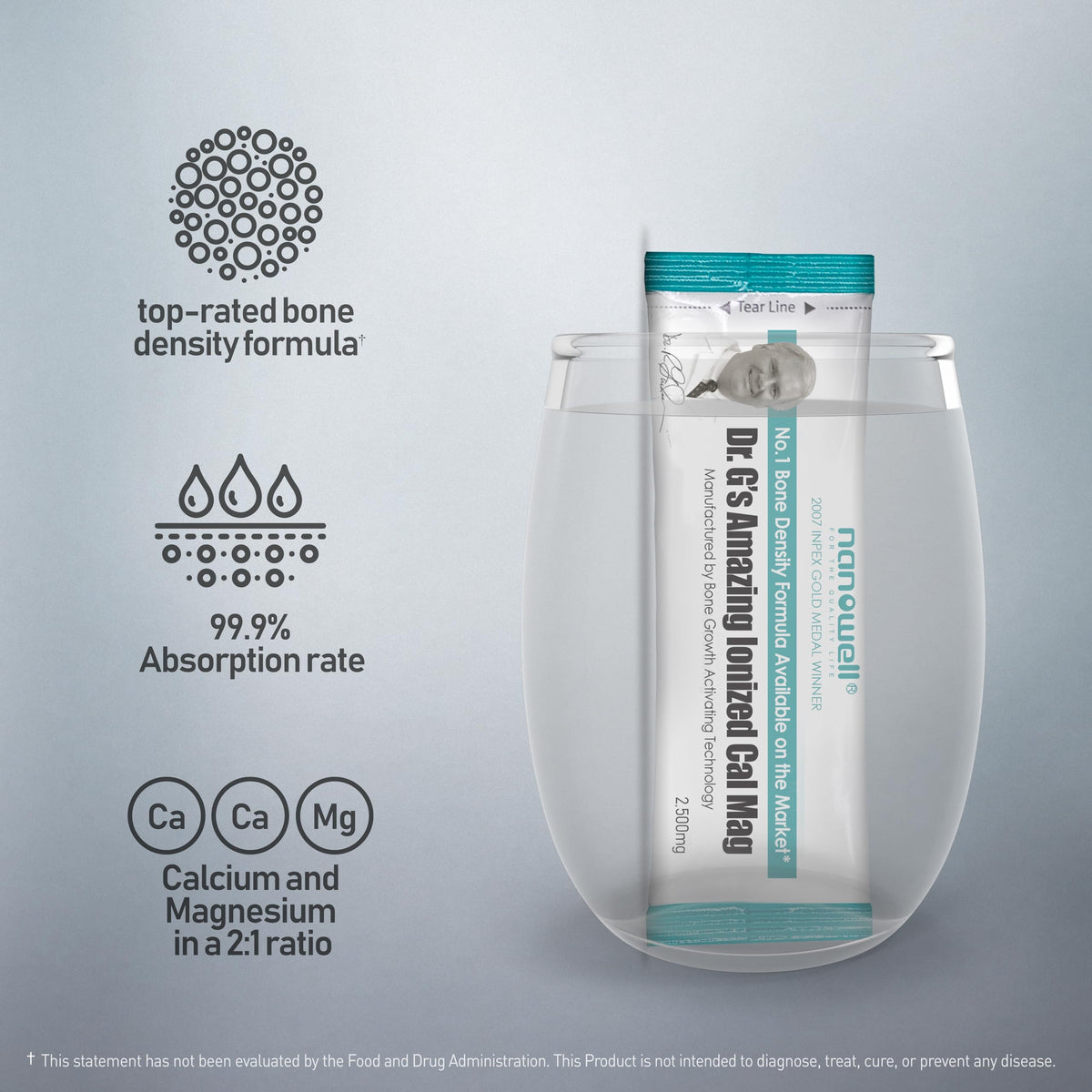 NANOWELL Poudre Ionisée Cal Mag sachet individuel