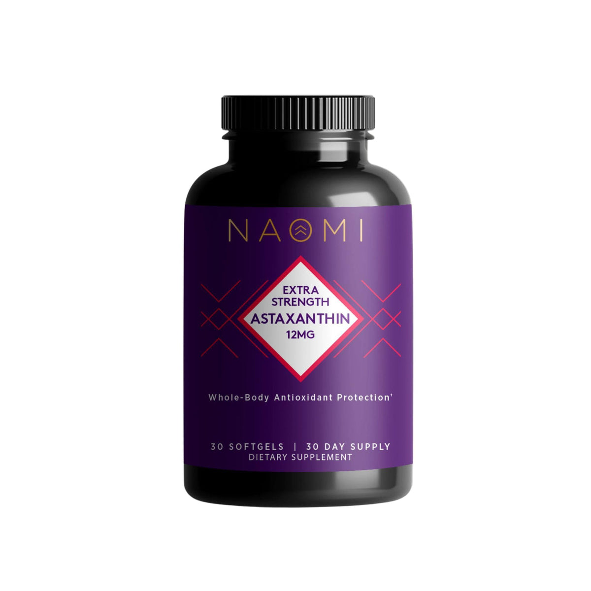 NAOMI Astaxanthin 12mg gélules en boîte vue de face