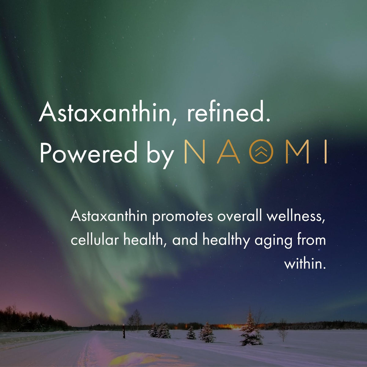 NAOMI Astaxanthin 12mg gélules sur fond neutre
