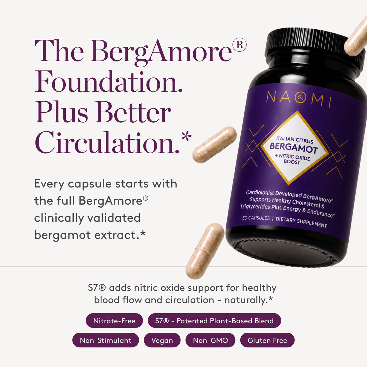 NAOMI BergAmore S7 500mg avec des fruits