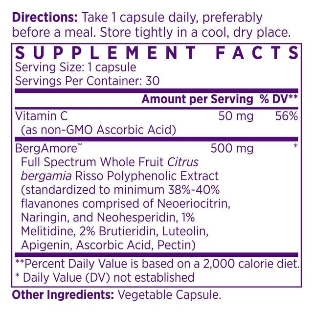NAOMI Bergamote 500mg paquet vu de côté