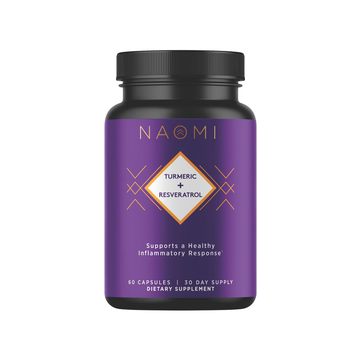 NAOMI Curcuma + Resvératrol 1000mg - vue de l'emballage avant