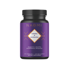 NAOMI Curcuma + Resvératrol 1000mg - vue de l'emballage avant