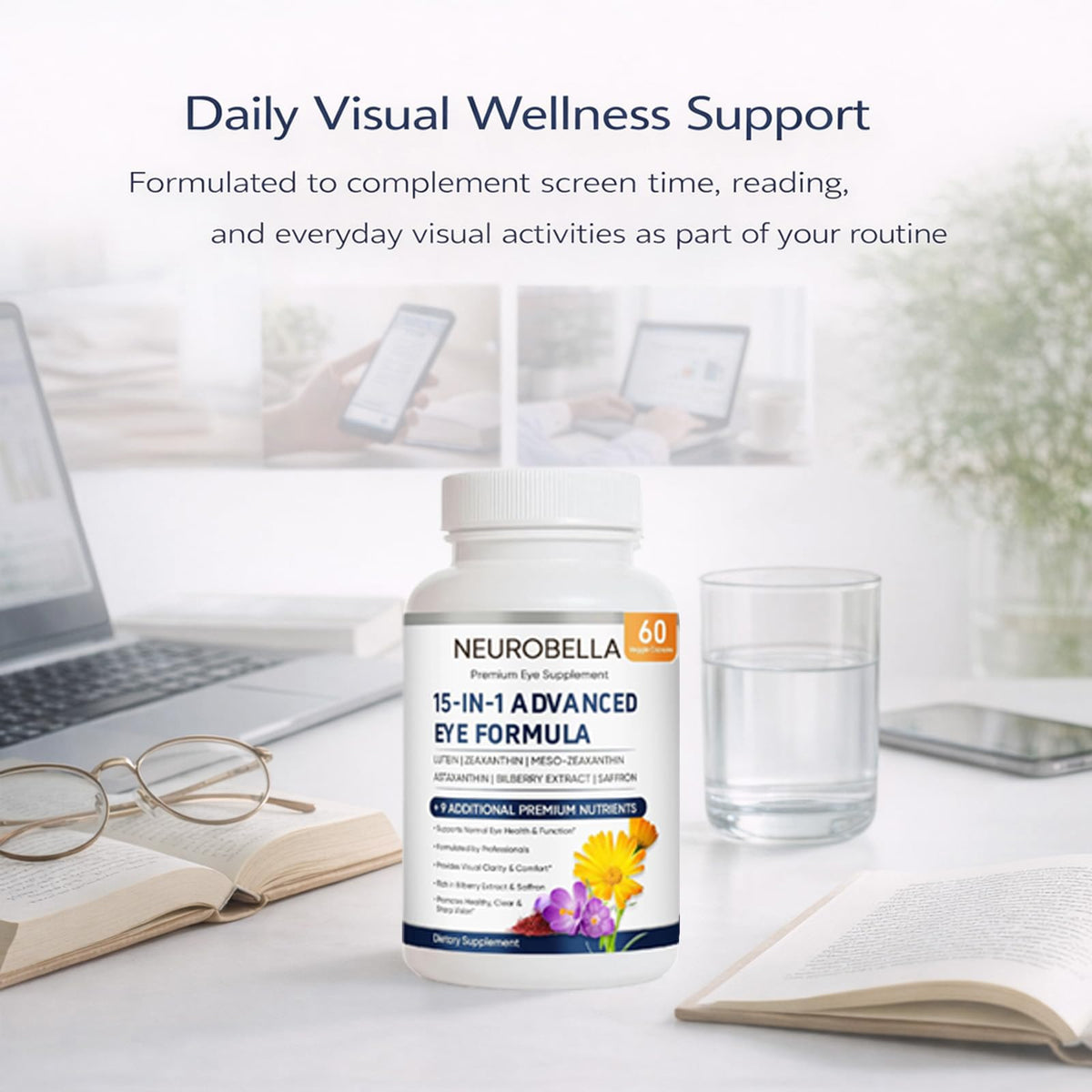 NAPEXIX Neurobella Eye Formula avec des fruits et légumes