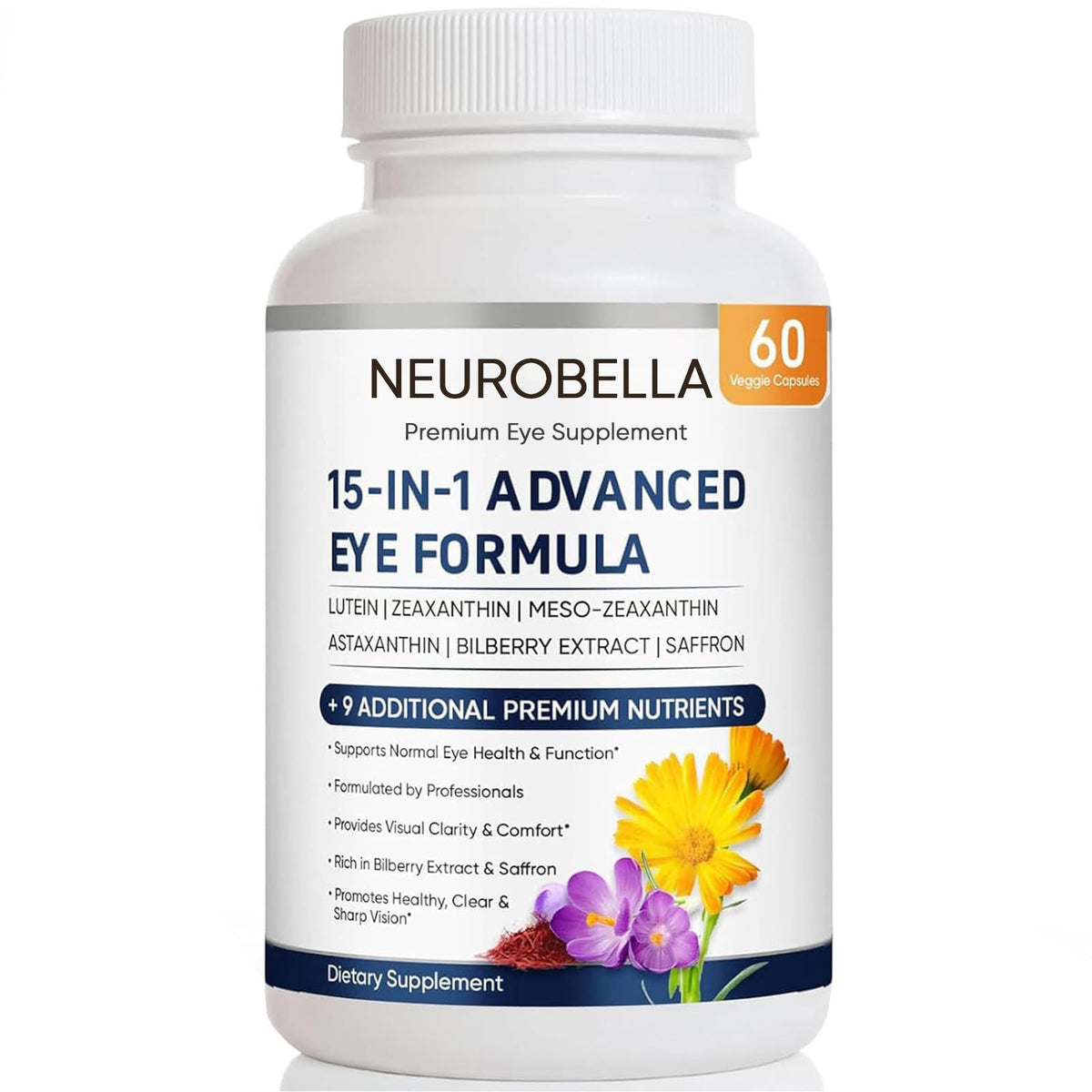 NAPEXIX Neurobella Eye Formula gélules en vue de face