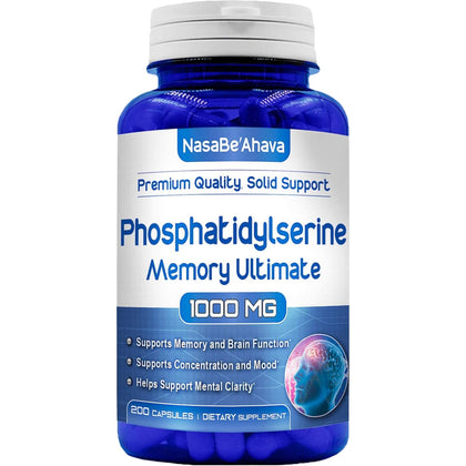 NasaBeahava complément alimentaire mémoire avec phosphatidylsérine, vue avant