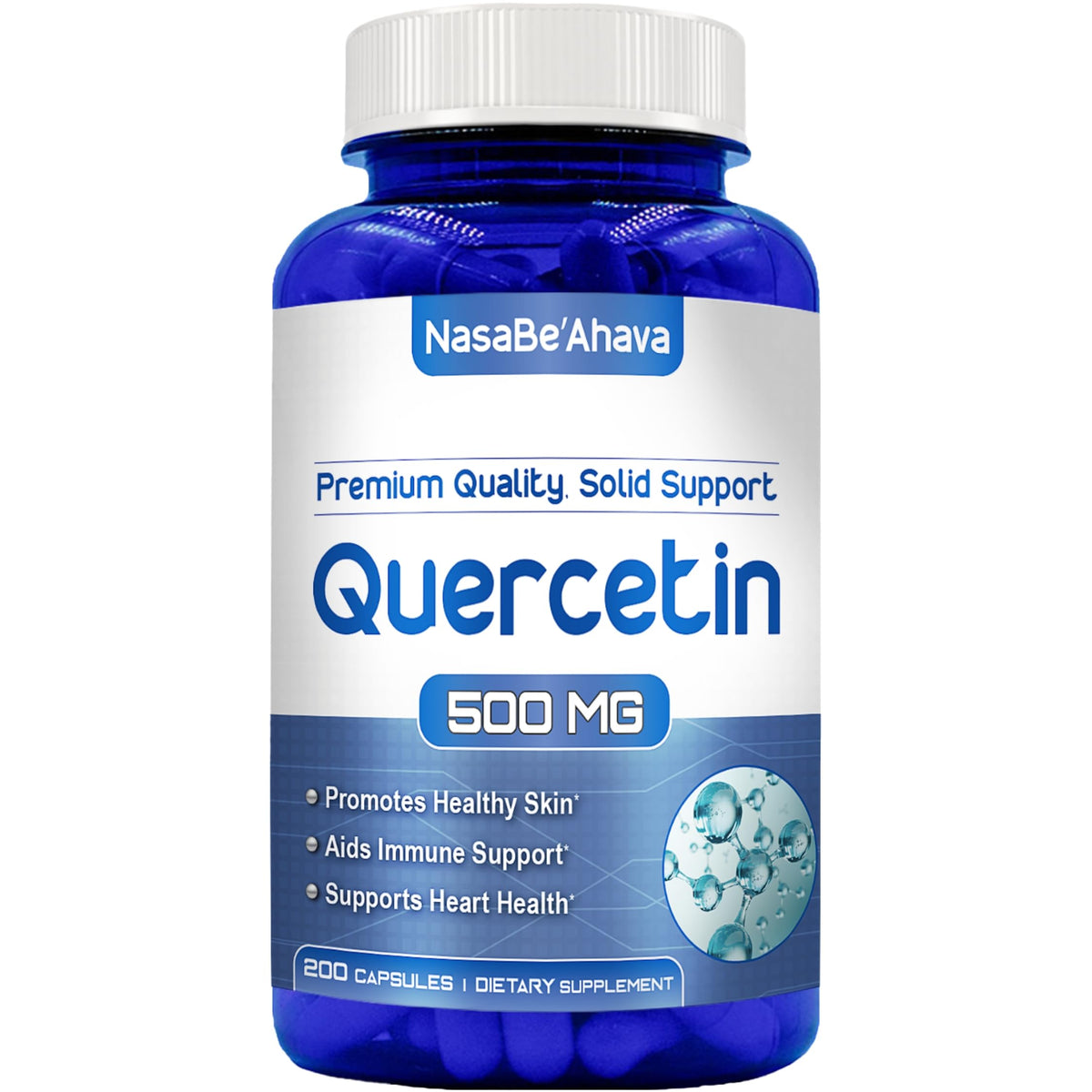 NasaBeahava Quercétine 500mg capsules vue avant
