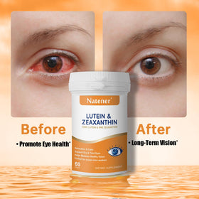 Natener Complément Alimentaire 14 en 1 pour les Yeux, emballage sur fond blanc