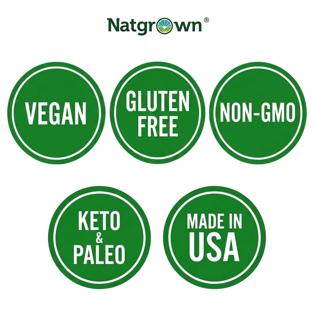 Natgrown Saw Palmetto 500 mg capsules avec des ingrédients naturels