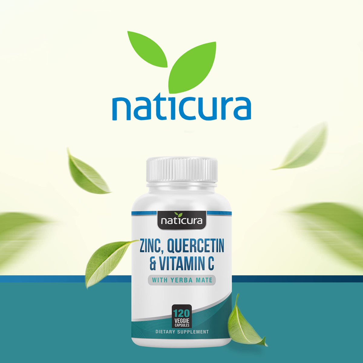 Naticura Zinc Quercétine 120 capsules - ouverture du flacon