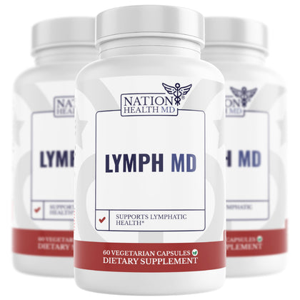 NATION HEALTH MD Lymph MD flacon de 60 capsules vue de face