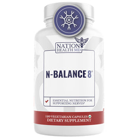 NATION HEALTH MD N-Balance 8 complément alimentaire 168g vue de face