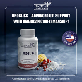 NATION HEALTH MD UroBliss ingrédients principaux en gros plan