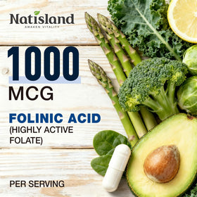 NATISLAND Acide Folinique capsules prêtes à être prises