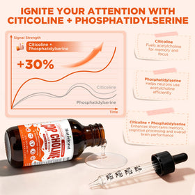 NATISLAND Citicoline 1000mg gouttes liquides en utilisation
